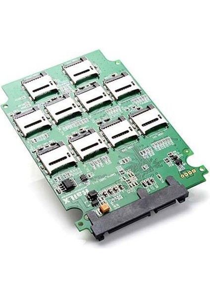 Micro Sd Sata Çevirici Mikro Sd Sata Çevirici 10 Port Micro Sd Sata Kart