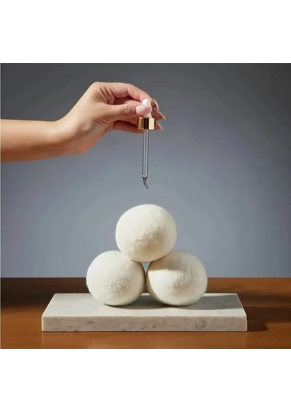 NisAras 3' lü Çamaşır Kurutma Makinesi Yün Topu XL