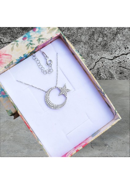 925 Ayar Gümüş Ayyıldız Kolye fırsatları