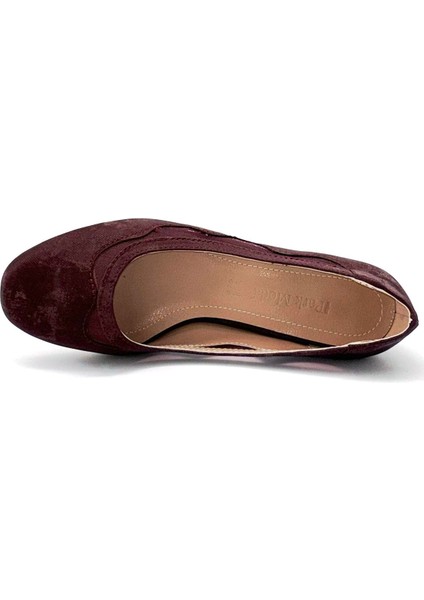 Parkmoda Kadın Topuklu Ayakkabı Bordo indirimleri