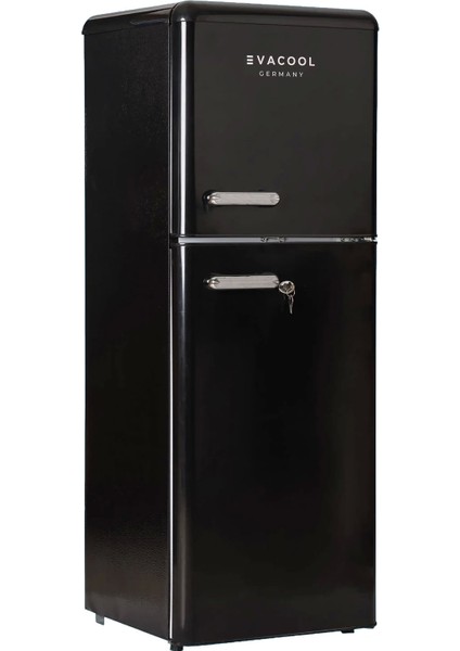 Eva RM138 Retro Siyah 138LT 12-24V Sabit Kompresörlü Karavan Buzdolabı