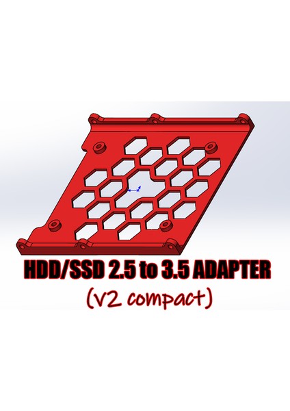 Hdd/ssd Adaptörü 2,5 - 3,5 (v2 Kompakt) (plastik Aparattır)