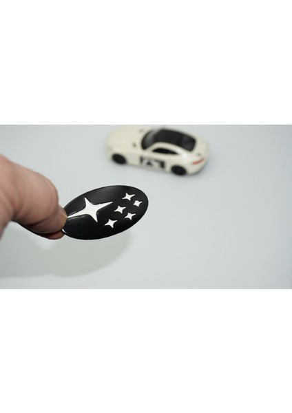 Direksiyon Siyah Beyaz Amblem Logo Arma Subaru Ile Uyumlu fiyatları