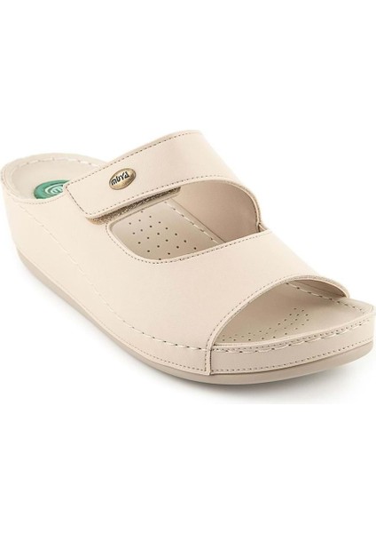 Anyar Anatomik Taban Jel Destekli Dört Mevsim Kadın Terlik Krem fiyatları