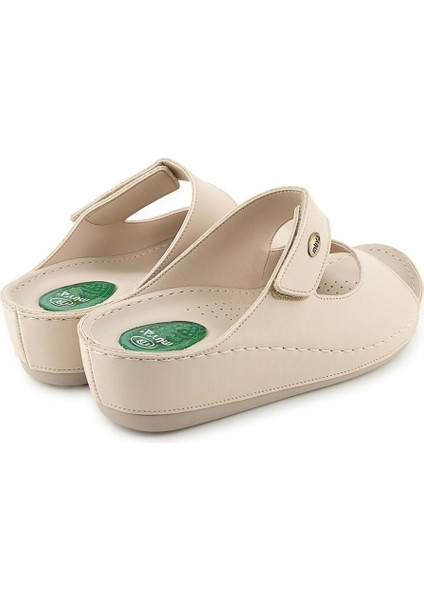 Anyar Anatomik Taban Jel Destekli Dört Mevsim Kadın Terlik Krem fırsatları