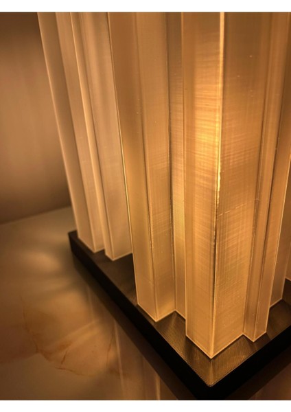 3D Baskı Mimari Stil Abajur – Işığın Sanatla Buluştuğu Nokta