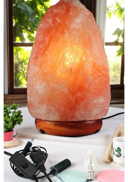 Himalaya Tuz Lambası Abajur 4-6 Kg. Doğal Kaya Tuzu Lambası Çocuk - Yatak Odası Tuz Gece Lambası modelleri