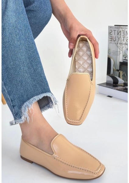 Betra Bej Rugan Babet Ayakkabı modelleri