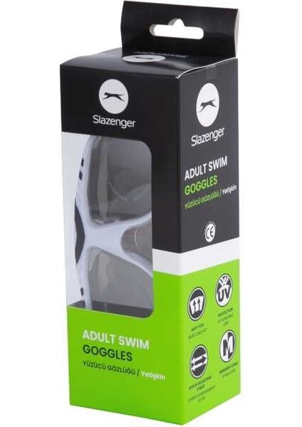 Yetişkin Yüzücü Gözlüğü Mırror Gl6 Whitewhiteblack+Bone