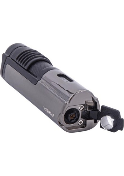 3 Torch Gri Krom Puro Çakmağı