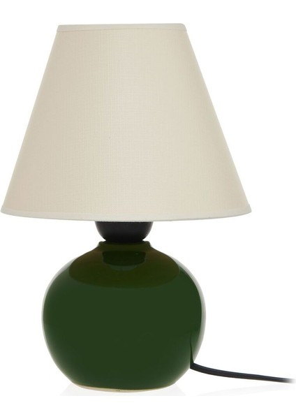 Luce 12'lik Top Abajur Küçük Seramik - Yeşil / Beyaz modelleri