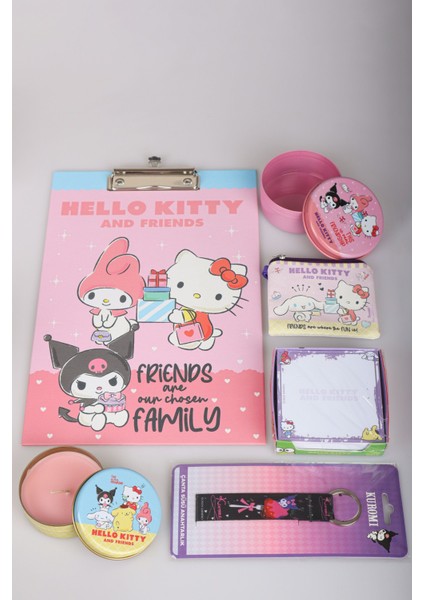 Dekomus Ile Lisanslı Yeni Sezon Best Frıends Kuromı,hello Kıtty,cınnamoroll Sekreterlik,kokulu Mum,metal Organizer,küp Bloknot,para Çantası,anahtarlık
