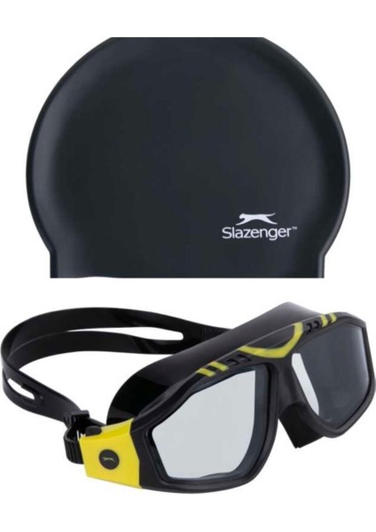 Junior Yüzücü Gözlüğü Gl7 Smokeblkblkyellow+Bone