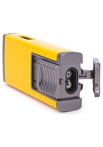 Gunmetal Sarı 2 Torch Çakmak