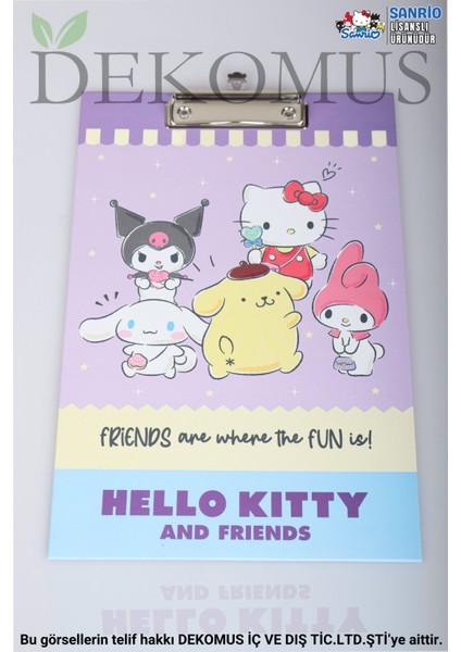 Dekomus Ile Lisanslı Yeni Sezon Hello Kıtty And Frıends Sekreterlik