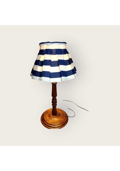 Wintage Wood Ahşap Abajur-Kestane