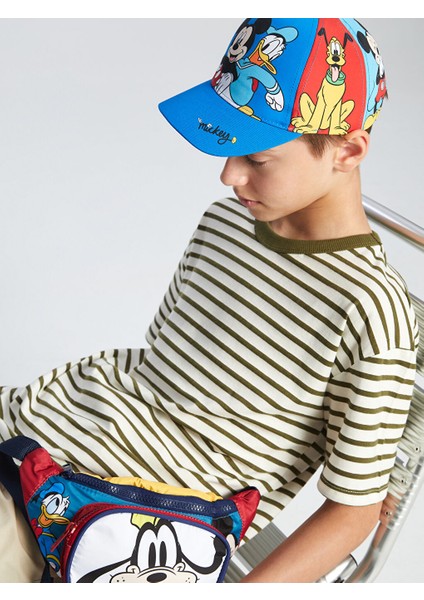 Yeni Sezon Mickey Mouse Baskili Erkek Cocuk Kep Sapka - S5AR67Z4