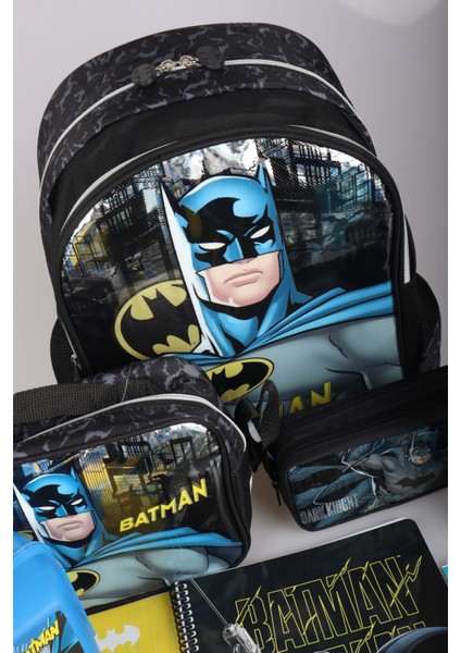 Lisanslı Batman Okul,beslenme ve Kalem Çantası,beslenme Kabı ve 500 ml Trıtan Matara Ile Kırtasiye Okul Seti indirimleri