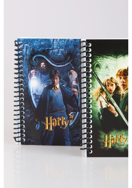 Dekomus Ile Lisanslı Harry Potter Spırallı A6 Çizgili Not Defteri / Bloknot modelleri