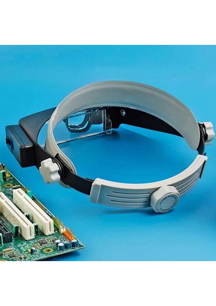 81007P LED Işıklı Kuyumcu Kafa Büyüteci