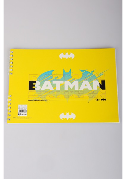 Dekomus Ile Lisanslı Batman "tekli" Resim Defteri 17*24 cm 15 Yaprak modelleri