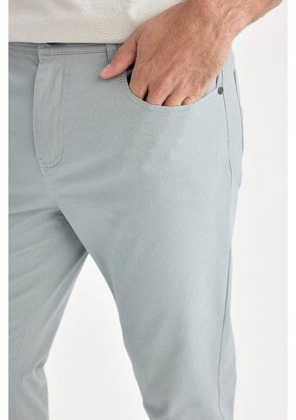 Yeni Sezon Regular Fit Normal Kesim Yazlık Düz Paça Chino Kanvas Pantolon