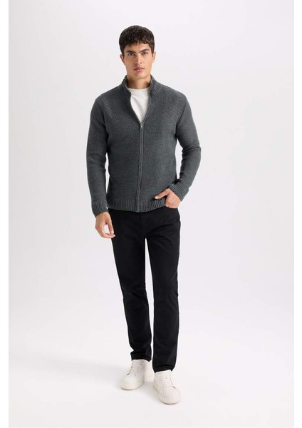 Yeni Sezon Yazlık Gabardin Chino Kanvas Pantolon Slim Fit Dar Kesim Dar Paça Cepli