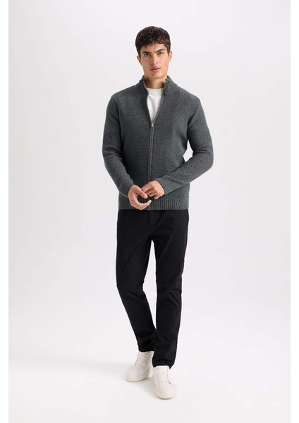 Yeni Sezon Yazlık Gabardin Chino Kanvas Pantolon Slim Fit Dar Kesim Dar Paça Cepli