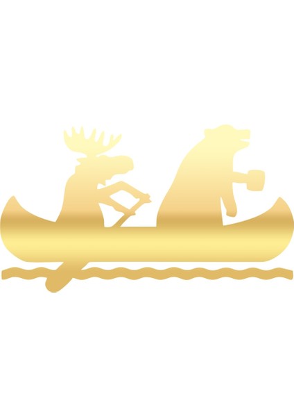 Kano Araba Sticker 17X17 cm Gold