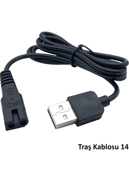 Tıraş Makinaları Için USB Şarj Kablosu (14) (5131)