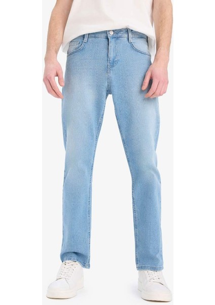 Yeni Sezon Sergio Regular Fit Normal Kalıp Normal Bel Boru Paça Jean Pantolon