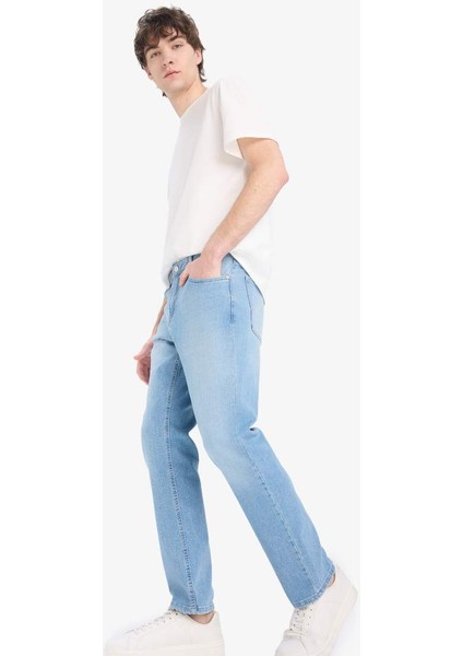Yeni Sezon Sergio Regular Fit Normal Kalıp Normal Bel Boru Paça Jean Pantolon modelleri