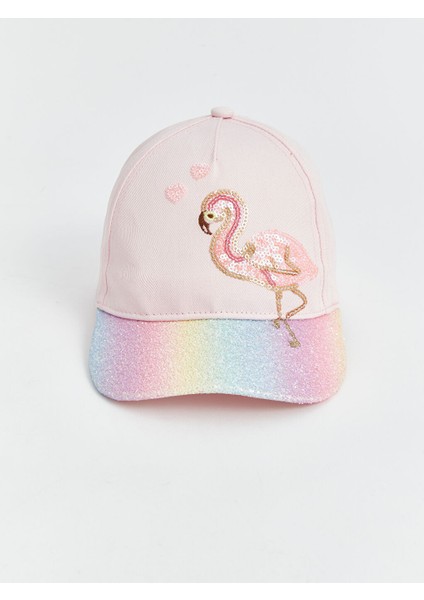Yeni Sezon Flamingo Desenli Kiz Cocuk Kep Sapka - S4HU54Z4