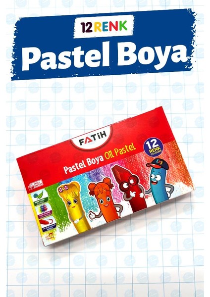 Okul Boyama Seti 4'lü Set - 12'li Sulu Boya 12'li Kuru Boya 12'li Pastel Boya 12'li Keçeli KALEM-T1406 modelleri
