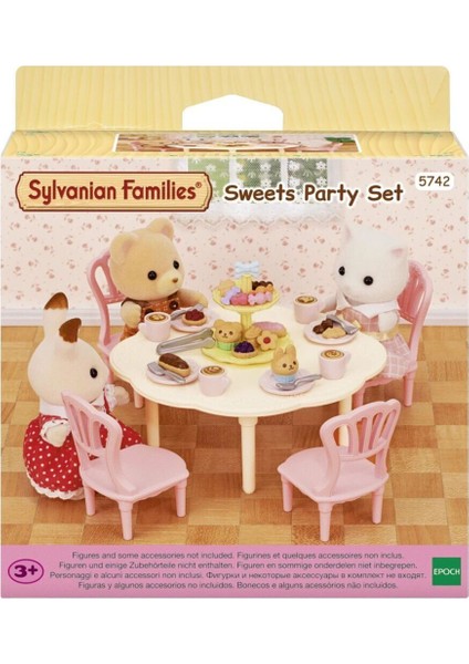 5742 Sylvanian Families Tatlı Partisi Oyun Seti (Figürler Dahil Değildir) +4 Yaş