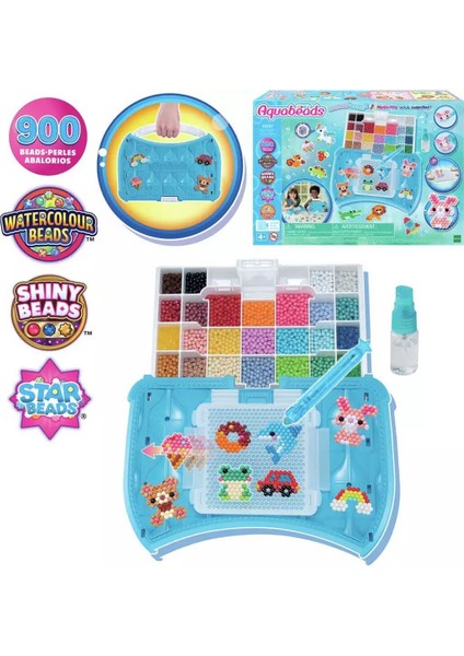 35087 Aquabeads Çantalı Başlangıç Stüdyosu 900 Parça +4 Yaş