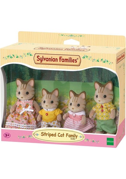 5180 Sylvanian Families, Çizgili Kedi Ailesi, +3 Yaş