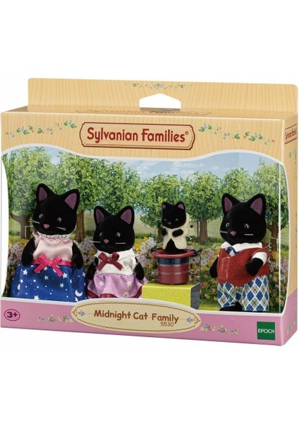 5530 Sylvanian Families Kara Kedi Ailesi +3 Yaş