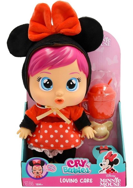 CYB69000 Cry Babies Love And Care Minnie Kostümlü Bebek