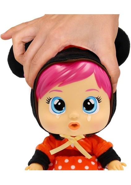 CYB69000 Cry Babies Love And Care Minnie Kostümlü Bebek