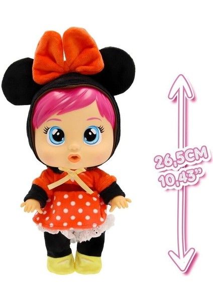CYB69000 Cry Babies Love And Care Minnie Kostümlü Bebek