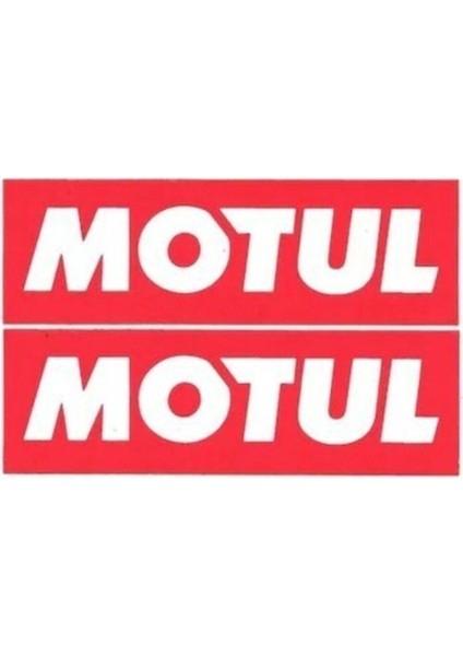 2 Adet Motul Sticker 10 x 2,5cm Motul Yağ Sticker