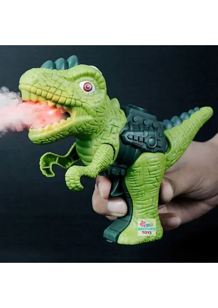 Buhar Püskürten Işıklı Sesli Oyuncak Dinazor Buhar Çıkaran Atan Trex Dinozor T-Rex