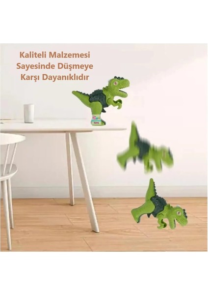Buhar Püskürten Işıklı Sesli Oyuncak Dinazor Buhar Çıkaran Atan Trex Dinozor T-Rex modelleri