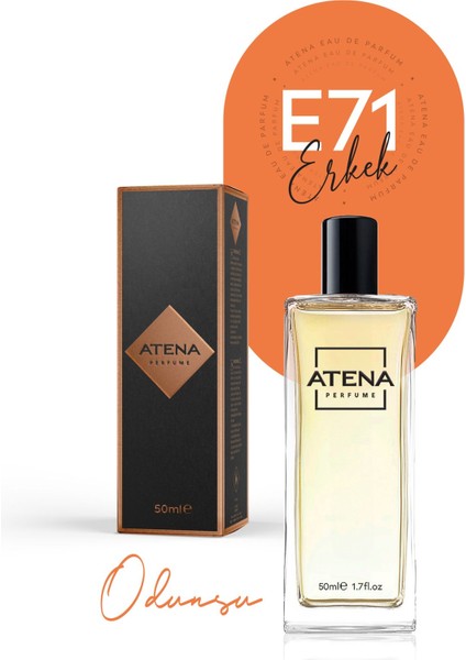 E71 Roma Odunsu Edp 50 ml Erkek Parfüm