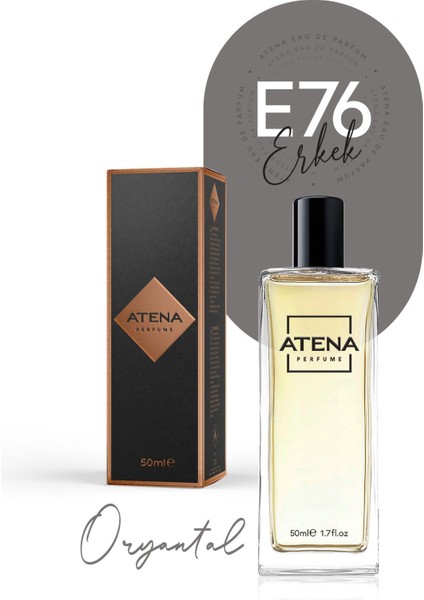 E76 Black Xs Oryantal Edp 50 ml Erkek Parfüm