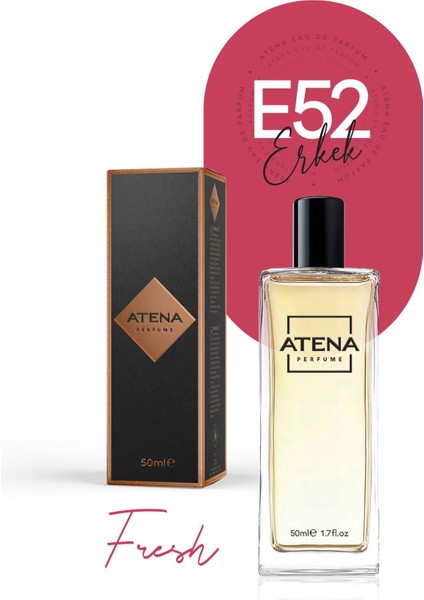 E52 H-Bos Energise Fresh Edp 50 ml Erkek Parfüm