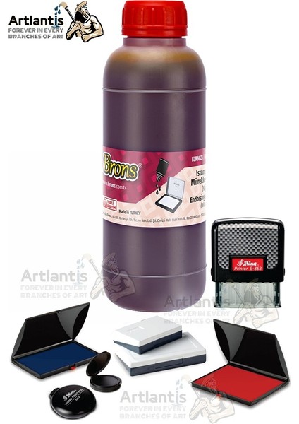 Istampa Mürekkebi 500 gr 1 Adet Yağlı Stampa Mürekkebi Kaşe Mürekkebi Hızlı Kurıma Canlı Renk Uzun Ömürlü