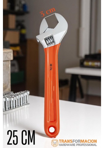 3 cm Ağız Kurbağacık - Ingiliz Anahtarı 10 Inç 25 cm 721778 fırsatları