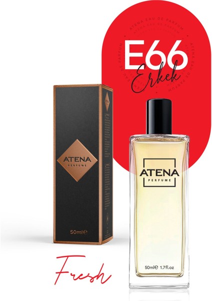 E66 Red Fresh Edp 50 ml Erkek Parfüm